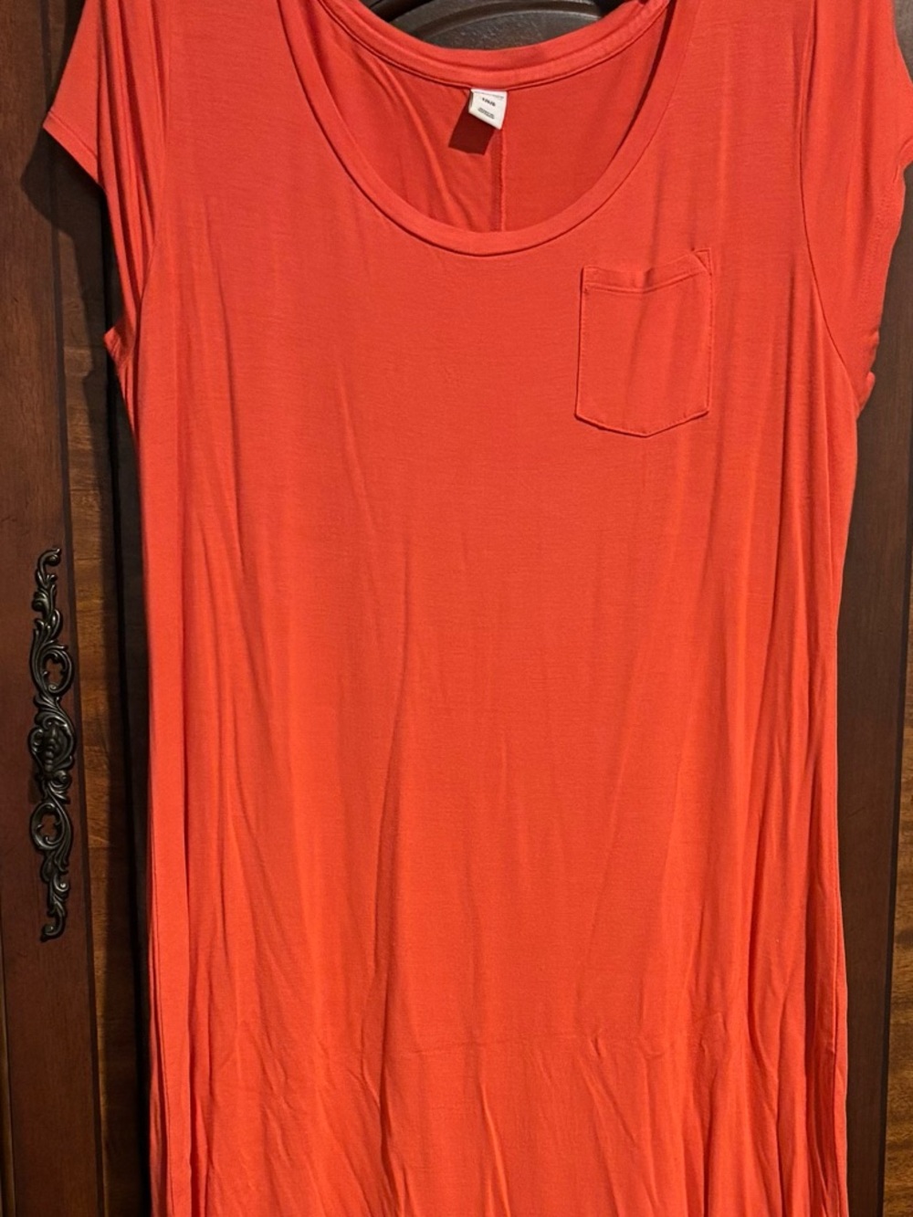 Old Navy Orange Maxi Dress with Pocket